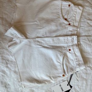RE/DONE 50s Cutoff Shorts in Vintage White Size 27